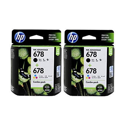 HP 678 Black Ink Cartridge (2 in a pack)